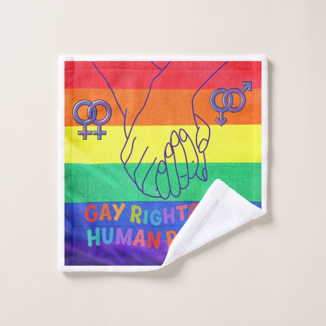 Gay have rights wash cloth (Wash Cloth)