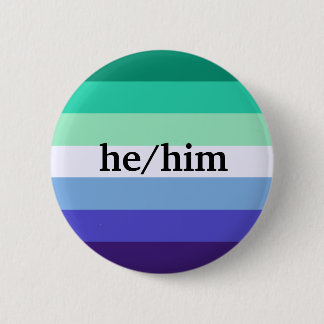 Gay He/Him pronoun pin