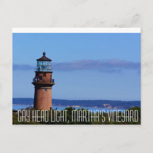 Gay Head Light Martha's Vineyard Postcard