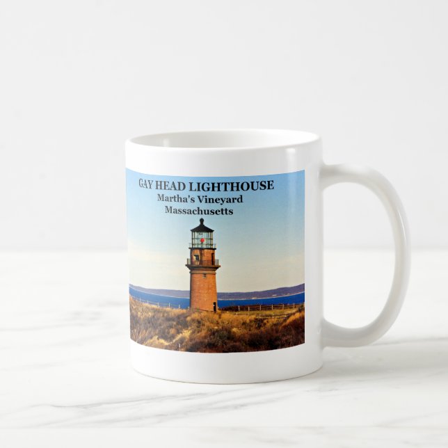 Gay Head Lighthouse, Martha's Vineyard MA Coffee Mug (Right)