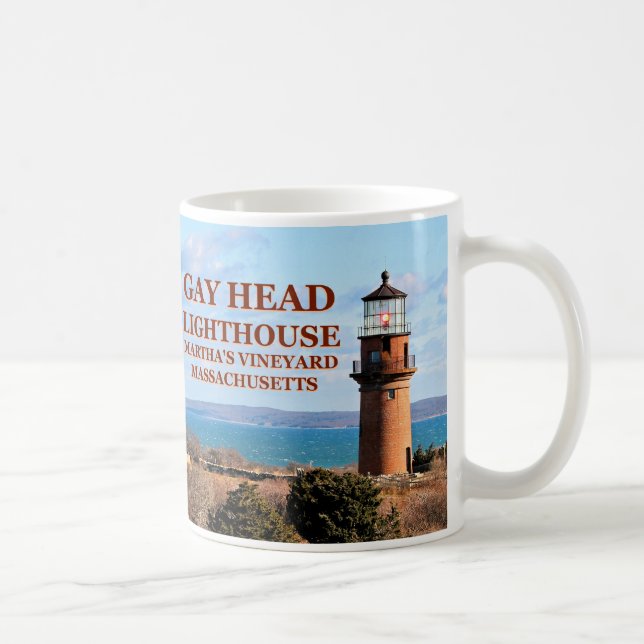 Gay Head Lighthouse, Martha's Vineyard MA Coffee Mug (Right)