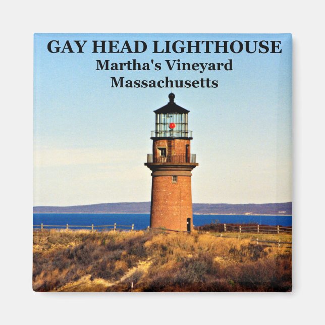 Gay Head Lighthouse, Martha's Vineyard MA Magnet (Front)