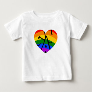 Gay Heart Baby T-Shirt
