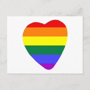 Gay Heart Postcard