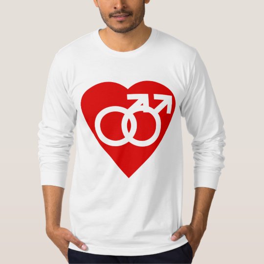 Gay Heart Same-Sex Couple T-Shirt