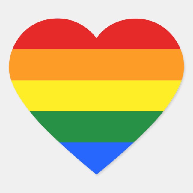 Gay Heart Sticker (Front)
