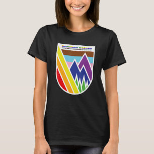 Gay Hiking Lgbtq+ Queer Pride With Mountains Tre T-Shirt
