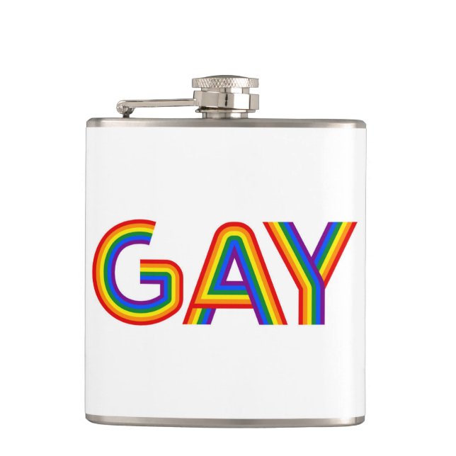 GAY HIP FLASK (Front)