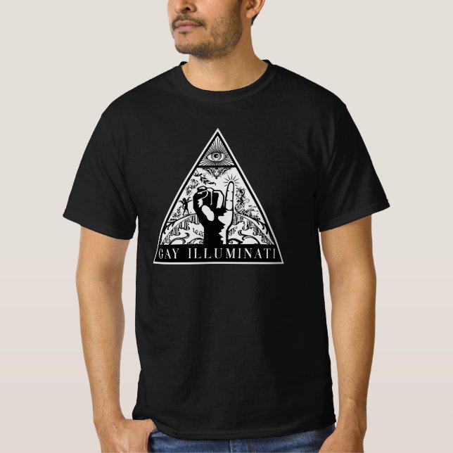 Gay Illuminati T-Shirt (Front)