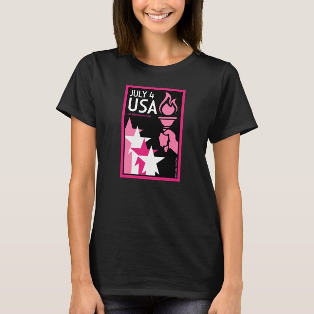 Gay Independence Day T-Shirt (Front)