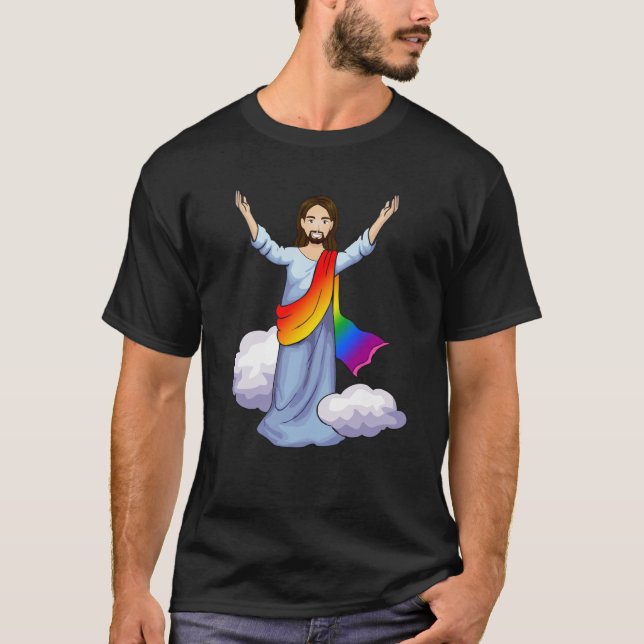 GAY JESUS  T-Shirt (Front)