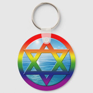 GAY Keychains - Star of David 05