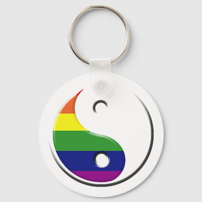 GAY Keychains - Ying Yang 03 (Front)
