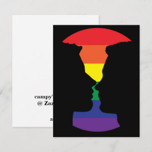 Gay Kiss Greeting Card
