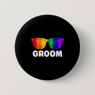 Gay Lesbian Bachelor Party Groom Wedding Tee Lgbt 6 Cm Round Badge