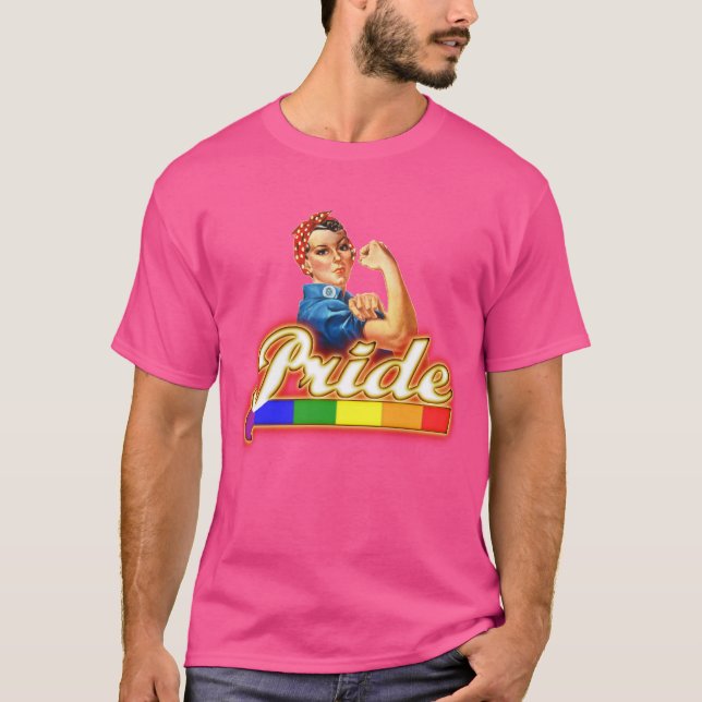 Gay Lesbian Pride LGBTQ Do it with Pride T-Shirt (Front)