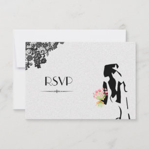 Gay Lesbian Wedding RSVP Card