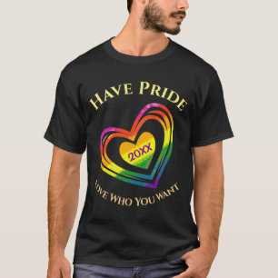 Gay LGBTQ Have Pride Month Love Who You Want T-Shirt