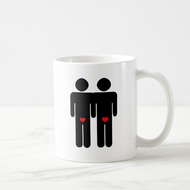 GAY LOVERS (2) COFFEE MUG (Right)