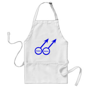 Gay Lovers Customisable Apron