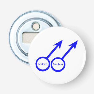 Gay Lovers Customisable Bottle Opener
