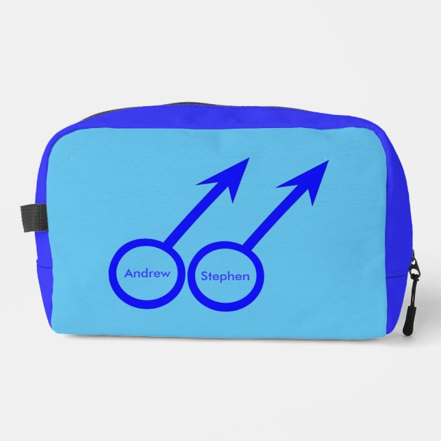 Gay Lovers Customisable Dopp Kit (Front)