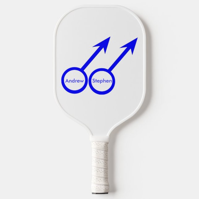 Gay Lovers Customisable Pickleball Paddle (Front)