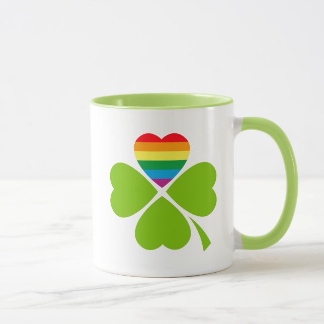 Gay Lucky Clover Mug (Right)