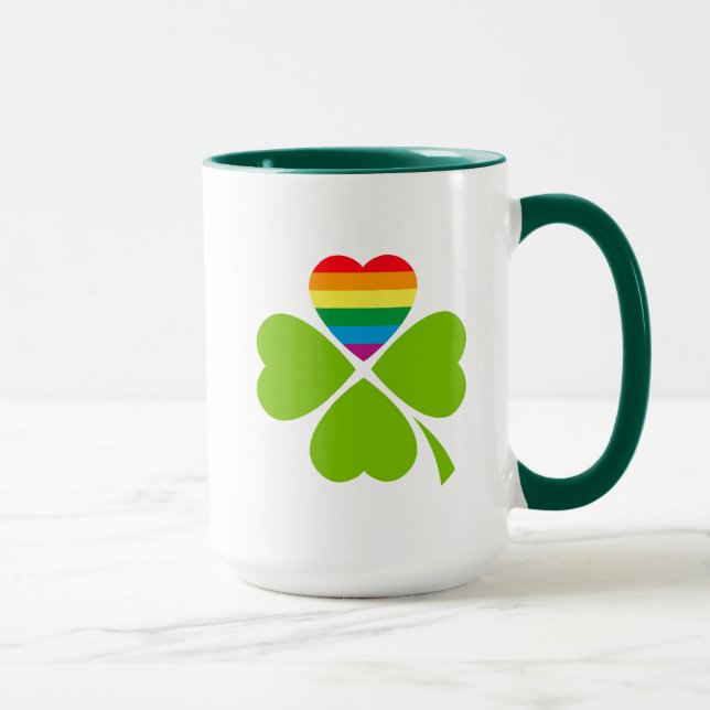Gay Lucky Clover Mug (Right)