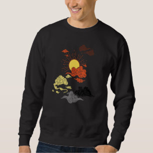 Gay Male Bear Pride Subtle LGBTQ Japanese Sky mlm Sweatshirt