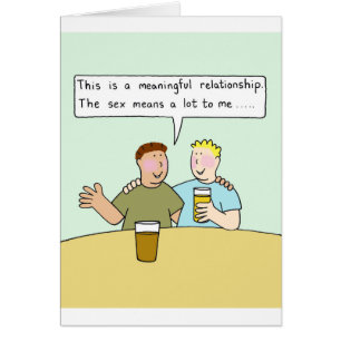 Gay Male Couple Relationship Cartoon Humor