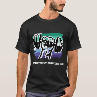 Gay Male MLM Pride Gym Shirt — Fist Dumbbell 2026