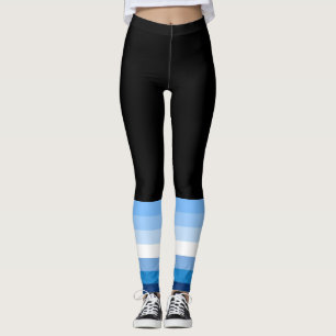 Gay Male Pride Flag (Blue) Leggings