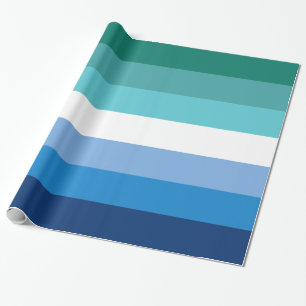 Gay Male Pride Flag Wrapping Paper