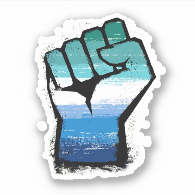Gay Male Protest Fist (Front)