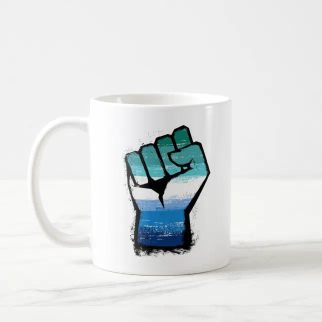 Gay Male Protest Fist Coffee Mug | Zazzle