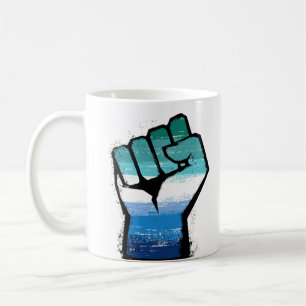 Gay Male Protest Fist Coffee Mug