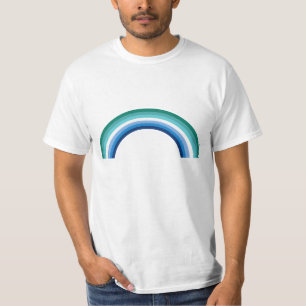 Gay Male Rainbow Azure T-Shirt