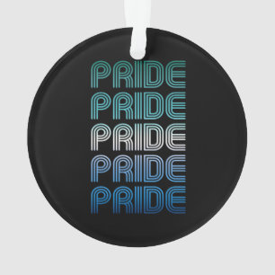 Gay Male Retro Pride Pride Ornament