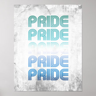 Gay Male Retro Pride Pride Poster