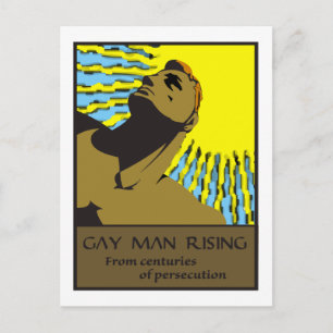 Gay Man Rising 2 Postcard