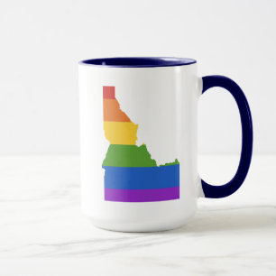 Gay Map of USA   State of Idaho Mug