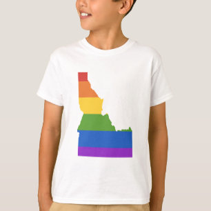 Gay Map of USA State of Idaho T-Shirt