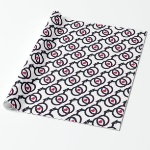 Gay Marriage Love Is Love White Wrapping Paper