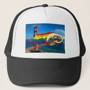 Gay Marriage San Francisco Trucker Hat