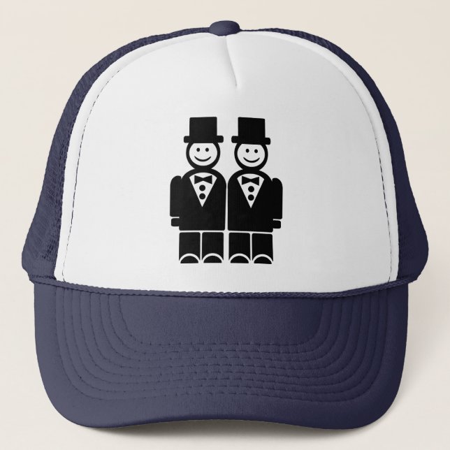 Gay Marriage Trucker Hat (Front)