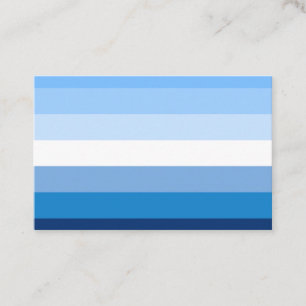gay men flag business card