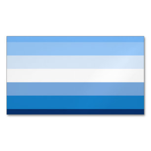 gay men flag Magnetic business card