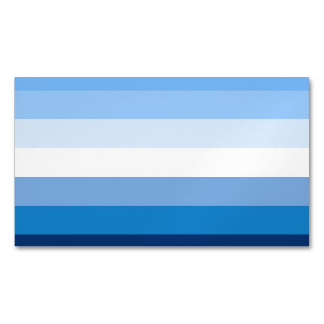 gay men flag 	Magnetic business card (Front)