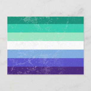 Gay Men Holiday Postcard